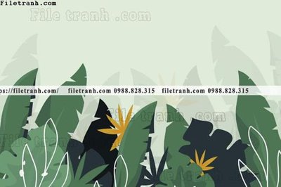 Download file gốc buc anh ve la rung cay nhiet doi chau Au co dien152 (dùng cho in ấn)