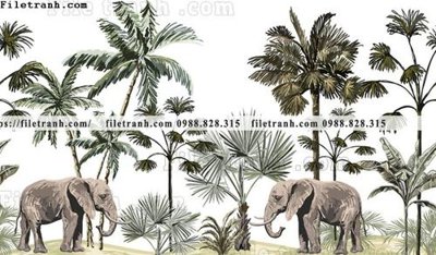 Tải về file gốc buc anh ve la rung cay nhiet doi chau Au co dien191 (chuẩn in ấn)