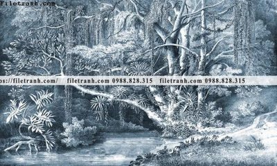 Mua file gốc buc anh ve la rung cay nhiet doi chau Au co dien230 (chất lượng) tại Filetranh.com