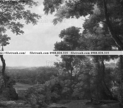 Ảnh mô tả file gốc in mica buc anh ve la rung cay nhiet doi chau Au co dien264