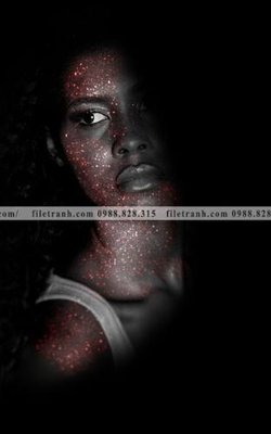 File tranh buc anh ve nguoi chup 753 (bản gốc) in lụa 5D