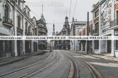 File in mica buc anh ve pho co Thuong Hai 651 (bản gốc) sắc sảo