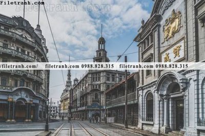 Tải file buc anh ve pho co Thuong Hai 657 (ảnh gốc) độ phân giải 300dpi