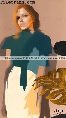 Chi tiết file ảnh buc anh ve phu nu truu tuong cua Morandi 107 sắc nét