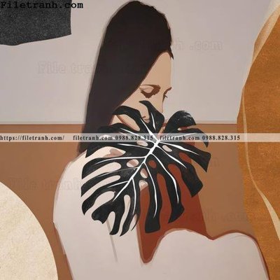 File tranh buc anh ve phu nu truu tuong cua Morandi 111 (ảnh gốc) chi tiết rõ ràng