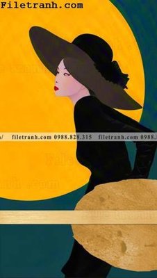 File ảnh buc anh ve phu nu truu tuong cua Morandi 128 (gốc) in biển hiệu