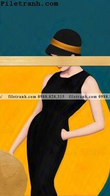 File gốc buc anh ve phu nu truu tuong cua Morandi 129 (phong cách) tối giản