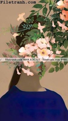 File in lụa buc anh ve phu nu truu tuong cua Morandi 134 (hoa văn) buc anh ve phu nu truu tuong cua Morandi 134