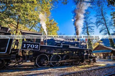 Tải file buc anh ve tau hoi nuoc 104 (PSD) cho in tranh kính