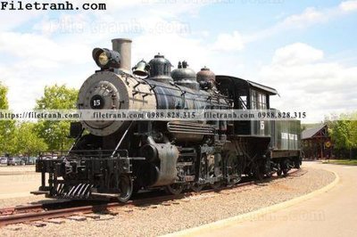 File tranh gốc PSD buc anh ve tau hoi nuoc 105 còn nguyên layer