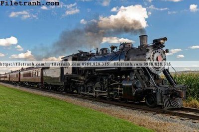 File in lụa buc anh ve tau hoi nuoc 110 (phong cảnh) buc anh ve tau hoi nuoc 110