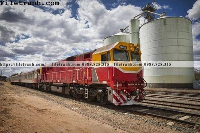 File tranh buc anh ve tau hoi nuoc 143 (ảnh gốc) cho in ấn kỹ thuật số