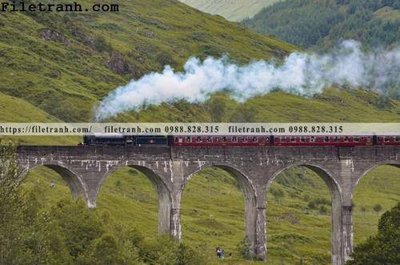 File tranh ảnh gốc buc anh ve tau hoi nuoc 146 dùng cho in khổ lớn