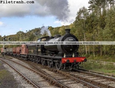 File tranh in trần buc anh ve tau hoi nuoc 153 (ảnh gốc siêu nét)