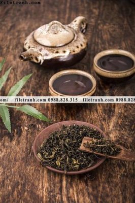 File tranh PSD buc anh ve van hoa tra dao Trung Quoc 115 chất lượng cao