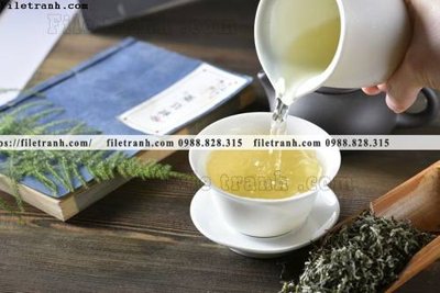 Ảnh gốc buc anh ve van hoa tra dao Trung Quoc 143 (nét căng) in mica