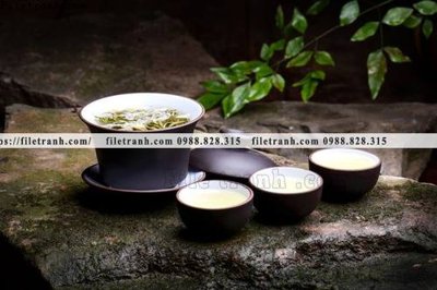 File tranh buc anh ve van hoa tra dao Trung Quoc 157 (ảnh gốc) sắc nét hoàn hảo