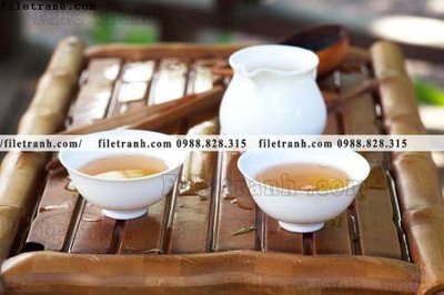 File PSD buc anh ve van hoa tra dao Trung Quoc 205 (gốc) nhiều lớp (multi-layer)