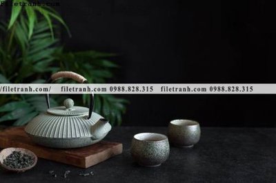 Chi tiết file tranh tráng gương buc anh ve van hoa tra dao Trung Quoc 209 (ảnh gốc)