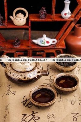 File tranh quảng cáo buc anh ve van hoa tra dao Trung Quoc 211 (download file gốc)