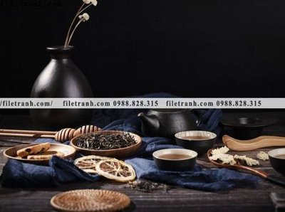 Chi tiết file tranh tráng gương buc anh ve van hoa tra dao Trung Quoc 267 (ảnh gốc)