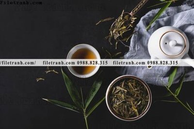 File tranh buc anh ve van hoa tra dao Trung Quoc 271 (bản gốc) trang trí văn phòng