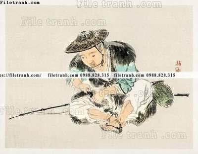 Tải file gốc buc tranh co Nhat Ban 122 (bản PSD) chỉnh sửa được