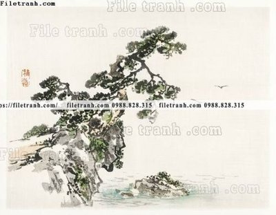 Download file buc tranh co Nhat Ban 175 (chuẩn in) chất lượng cao
