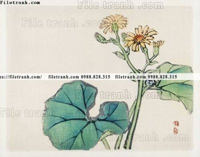 File tranh gốc buc tranh co Nhat Ban 188 (bản quyền) độc đáo