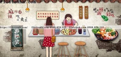 File gốc in ấn buc tranh dan tuong cang tin hoai co 100 chất lượng vượt trội