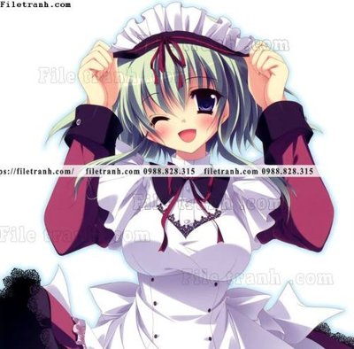 File gốc buc tranh doc anime nu hai chieu Nhat Ban 110 (in lụa) tranh thuận buồm