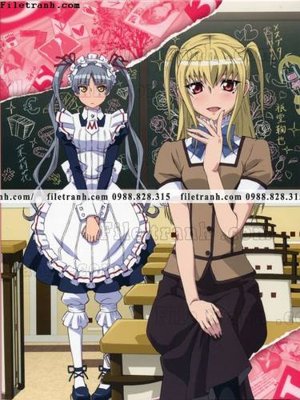 File gốc buc tranh doc anime nu hai chieu Nhat Ban 128 (trang trí) cho phòng khách