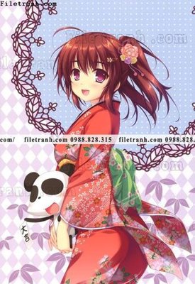 File PSD buc tranh doc anime nu hai chieu Nhat Ban 178 (bản gốc) chất lượng nhất