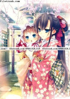 Tải file buc tranh doc anime nu hai chieu Nhat Ban 202 (PSD) cho in ấn quảng cáo