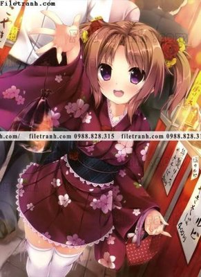 File in trần buc tranh doc anime nu hai chieu Nhat Ban 236 (bản gốc) trời sao