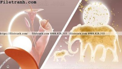 File tranh trang trí buc tranh hien dai nha hang 100 (file gốc)