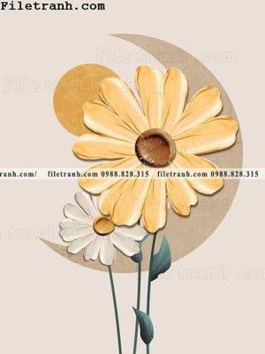 File tranh gốc in trần nhà buc tranh hien dai nha hang 161 3D