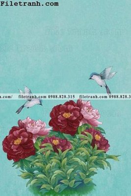 Tải file tranh gốc buc tranh hoa va chim co Trung Hoa 124 chất lượng cao