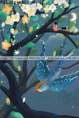 File tranh buc tranh hoa va chim co Trung Hoa 142 (ảnh gốc) độ nét vượt trội