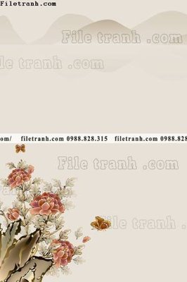 File gốc buc tranh loi vao muc phong cach co xua 622 (in lụa) tranh phong thủy