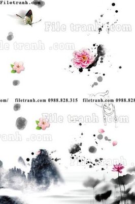 Download file gốc buc tranh loi vao muc phong cach co xua 648 (in mica) trang trí