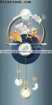 File ảnh buc tranh loi vao sang trong nhe nhang co den da quang 152 (gốc) in decal dán tường