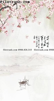Mua file gốc buc tranh muc ve hoa va chim Trung Quoc 117 (in ấn) tại Filetranh.com
