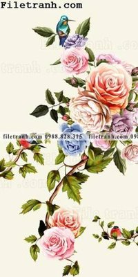 File tranh buc tranh muc ve hoa va chim Trung Quoc 133 (ảnh gốc) in trần nhà