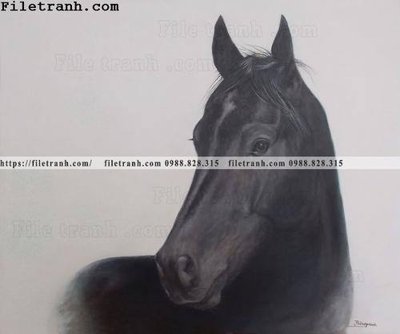 File tranh gốc buc tranh ngua den trang 102 (bản quyền) Filetranh.com