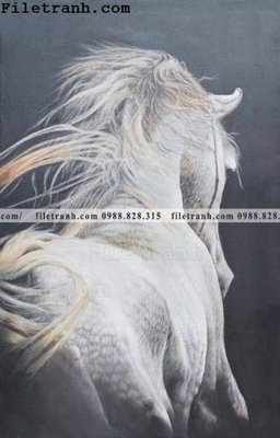 File gốc buc tranh ngua den trang 139 (ảnh chi tiết) để in ấn