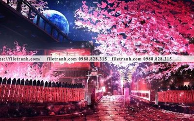 File gốc buc tranh phong canh hoat hinh gia khong gian 102 (trang trí) phòng ngủ