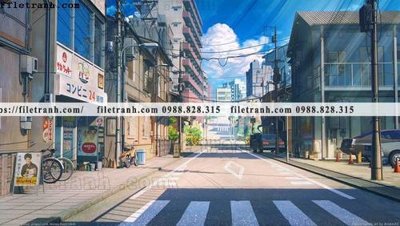 File gốc buc tranh phong canh hoat hinh gia khong gian 104 (ảnh chi tiết) để in trần