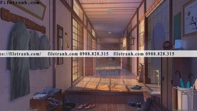 File gốc buc tranh phong canh hoat hinh gia khong gian 129 (chuẩn màu) cho in offset