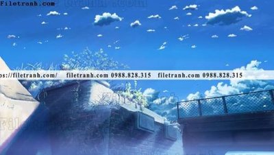 Tải file buc tranh phong canh hoat hinh gia khong gian 138 (gốc) làm file thiết kế